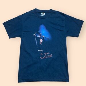 Vintage Joan Jett 1990s T Shirt I Love Rock N Roll Men’s Small Black Vtg 90s